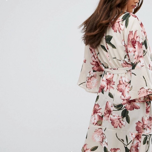 Vera moda tall floral kimono - Picture 2 of 6